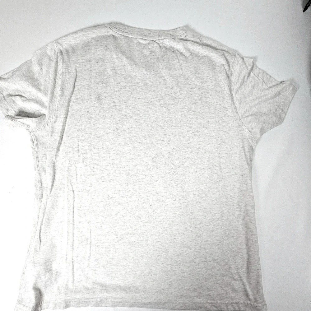 Polo Ralph Lauren Performance Mens V-Neck T-Shirt Gray Heather Large L